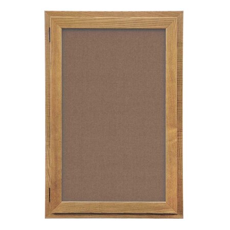 United Visual Products Outdoor Enclosed Combo Board, 42"x32", White Frame/Grey & Black UVCB4232ODW-GREY-BLACK
